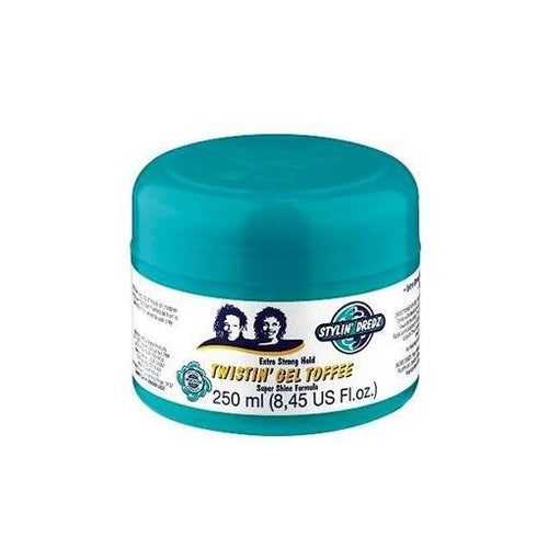 Stylin Dredz Extra Strong Hold Twistin’ Gel Toffee 8.5oz